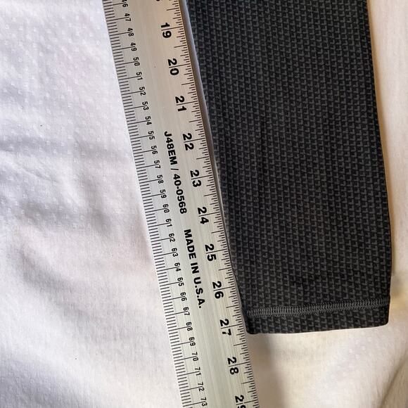 Under Armour Women Leggings size XS Gray Full Length Checkpoint Stretchy - Picture 4 of 9